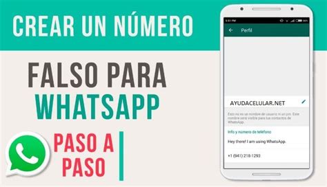 como crear un numero de telefono falso para whatsapp
